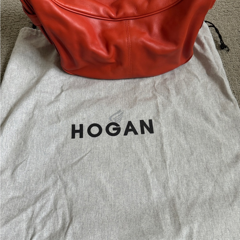 Vintage Terracotta Hogan hobo shoulder bag